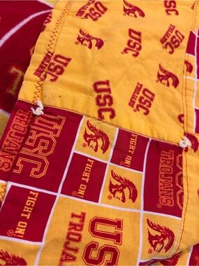 USC Trojans Handmade Quilt 60”x56”